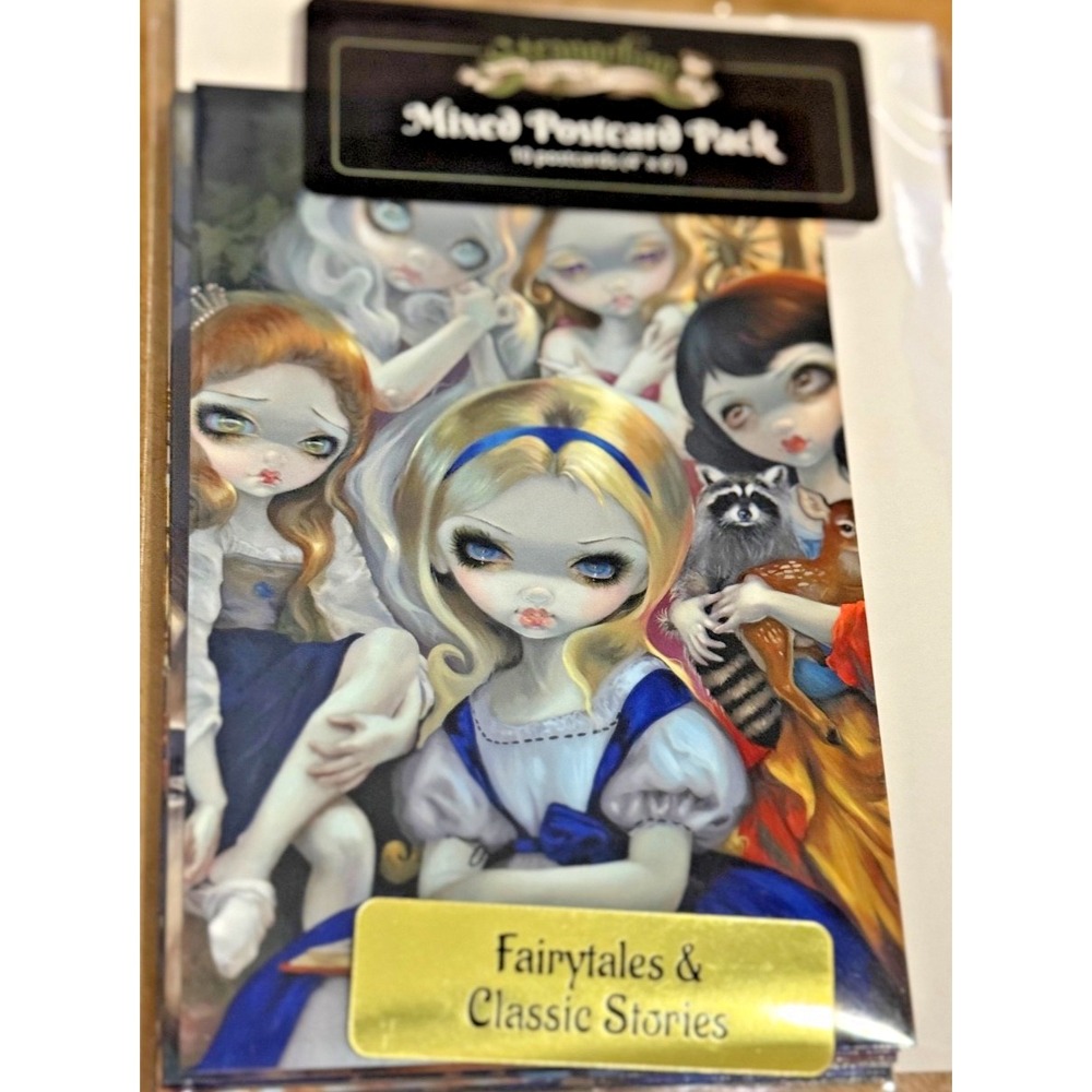 2026 Disney Parks Jasmine Becket-Griffith Mystery Mixed Postcards Set of 10
